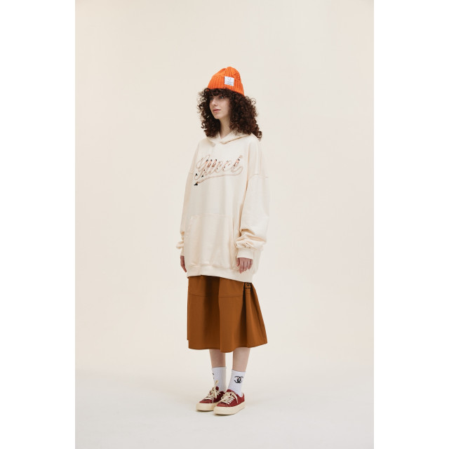 ORI FREDERIQO PRINTED HOODED SWEATSHIRT