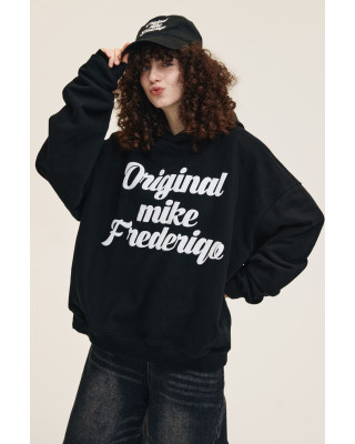 ORI FREDERIQO PUFF PRINTED LOGO HOODIE