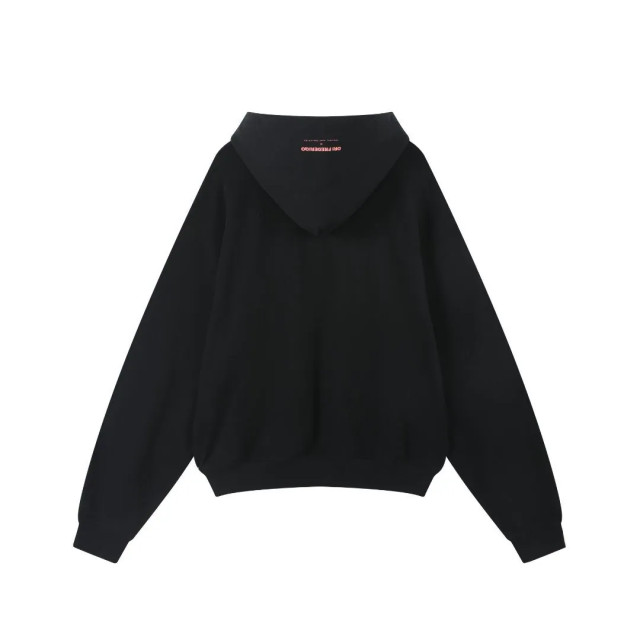 ORI FREDERIQO PRINTED HOODED SWEATSHIRT