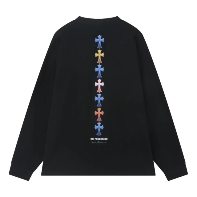 ORI FREDERIQO PRINTED LONG SLEEVES T-SHIRT