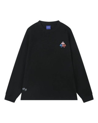 ORI FREDERIQO PRINTED LONG SLEEVES T-SHIRT