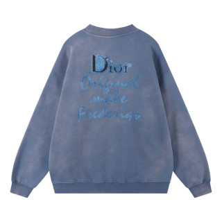 ORI FREDERIQO WASHED PRINT FLEECE CREWNECK SWEATSHIRT