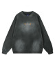 ORI FREDERIQO WASHED PRINT FLEECE CREWNECK SWEATSHIRT