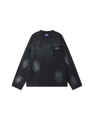 ORI FREDERIQO WASHED PRINT LONG-SLEEVE T-SHIRT