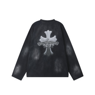 ORI FREDERIQO WASHED PRINT LONG-SLEEVE T-SHIRT