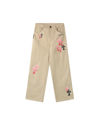 ORI FREDERIQO WOVEN PRINTED TROUSERS