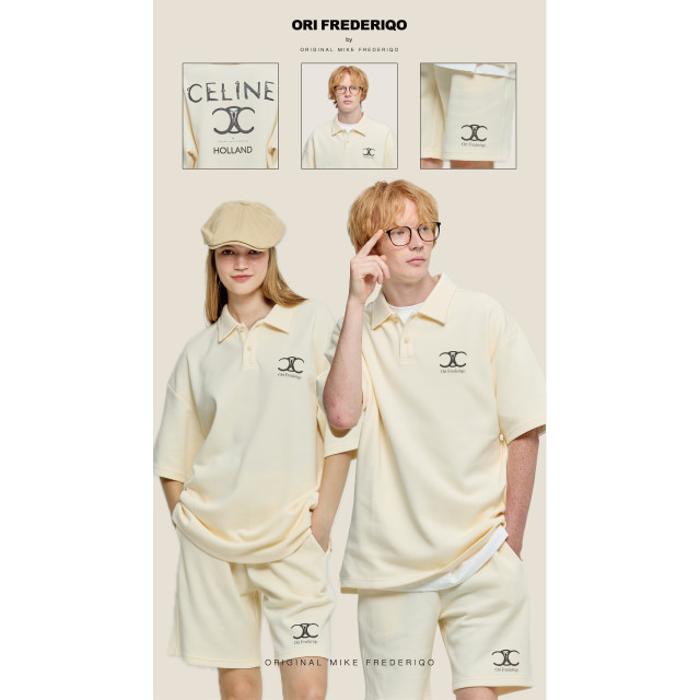 ORI FREDERIQO PRINTED POLO