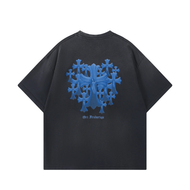 ORI FREDERIQO PRINTED WASHED TEE