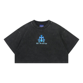 ORI FREDERIQO WOMEN PRINTED WASHED TEE