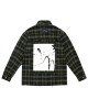 PHANTACI PHORTY GRUNGE PLAID SHIRT
