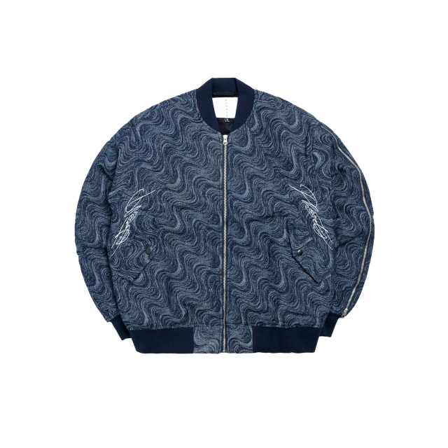 PHANTACI PHORTY ILLUSION DENIM BOMBER