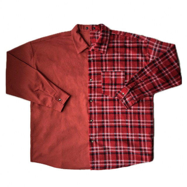 OLD/SM ® PATCHWORK TYPE II SHIRT( FABRIC IN JP ) 