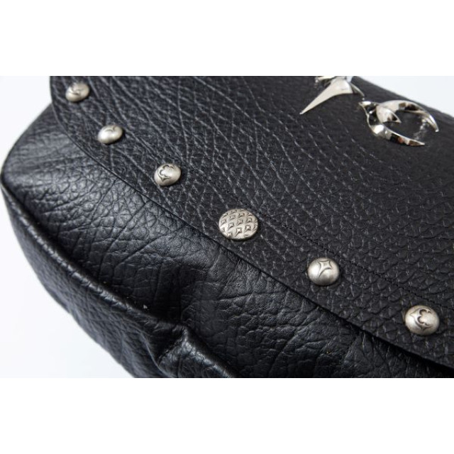 THUG CLUB FULL LEATHER DRAGON MESSENGER BAG