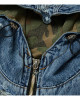THUG CLUB HELL DENIM CAMO HOODED ZIP-UP