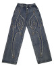 THUG CLUB DENIM TRIBAL PANTS