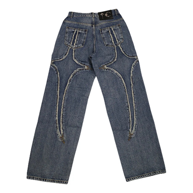 THUG CLUB DENIM TRIBAL PANTS