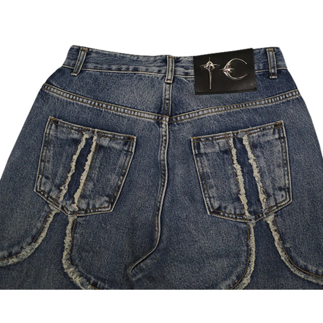 THUG CLUB DENIM TRIBAL PANTS