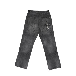 TRIPLET DESTROYED JEANS